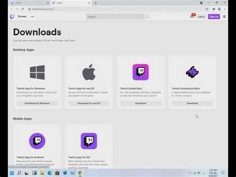 تحميل twitch للكمبيوتر.